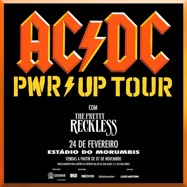AC/DC no Brasil: Tudo sobre a venda de ingresso